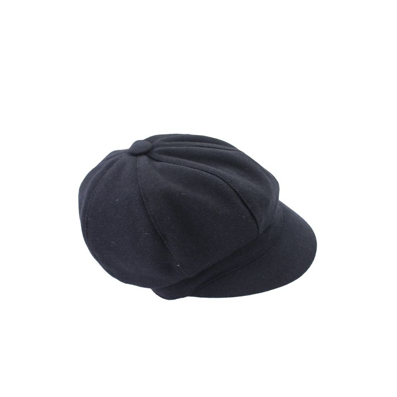 Casquette laine bleu marine femme