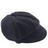 Casquette laine bleu marine femme