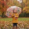 Parapluie cloche transparent dans les bois