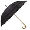 Parapluie canne écossais noir fabrication française