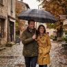Parapluie canne écossais noir fabrication française