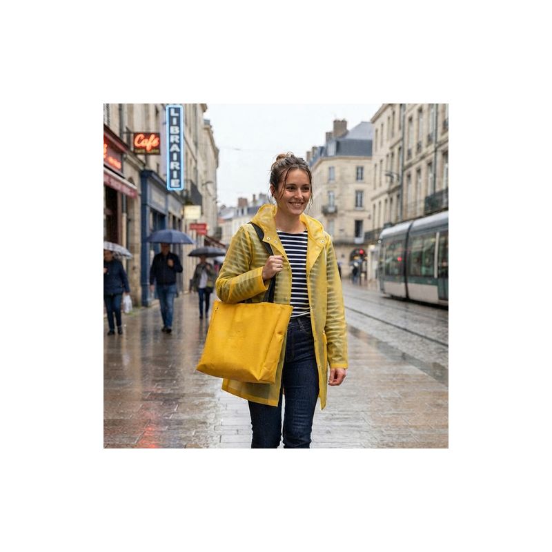 Sac cabas jaune Guy Cotten