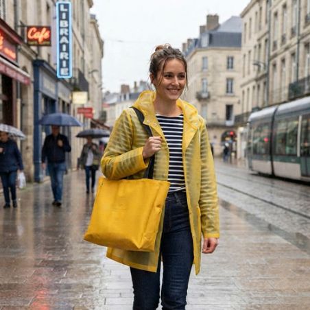 Sac cabas jaune Guy Cotten