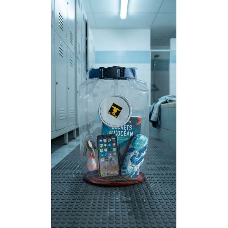 Sac transparent Trouvetout tricolore guy cotten