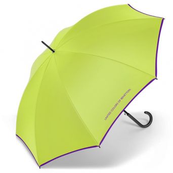 Parapluie long citron vert Benetton
