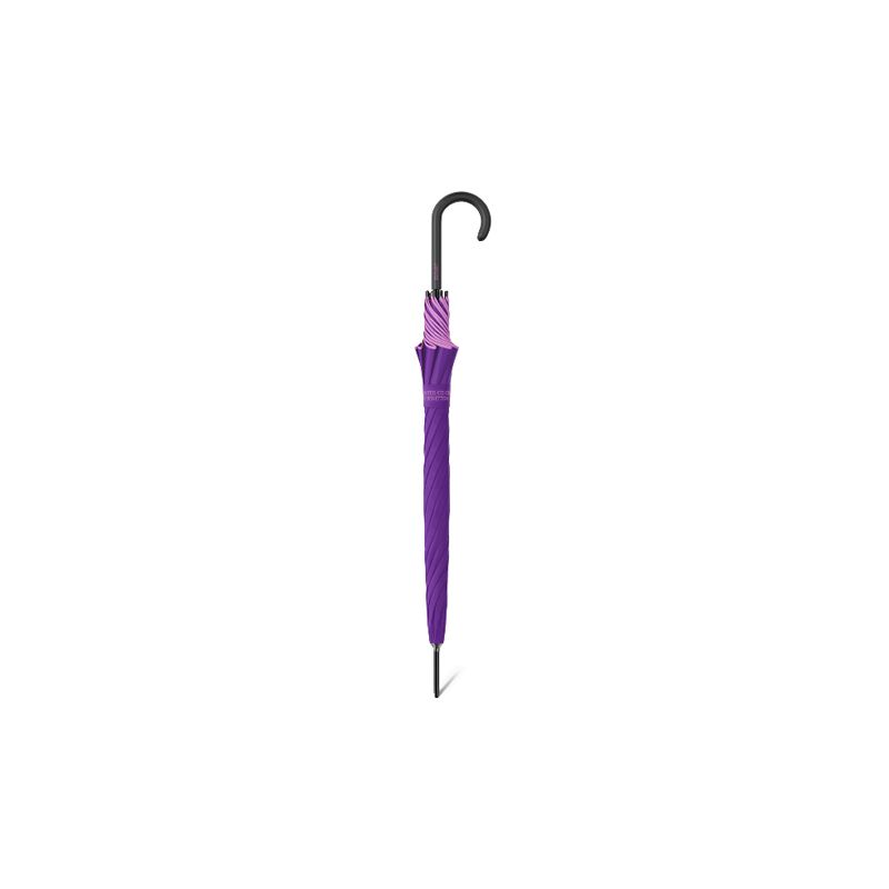 Parapluie droit violet Benetton