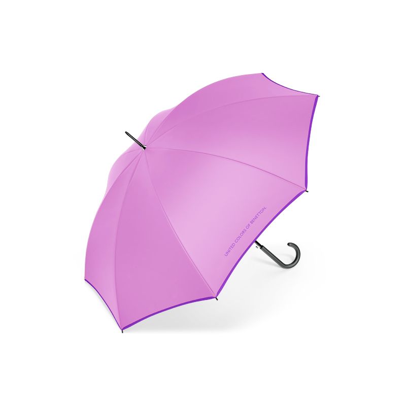 Parapluie long rose Benetton