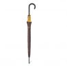 Parapluie droit marron chocolat Benetton