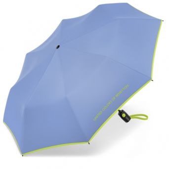 Parapluie pliantbleu pastel Benetton