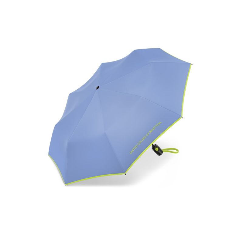 Parapluie pliantbleu pastel Benetton