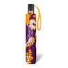 Parapluie pliant automatique Benetton orange et violet
