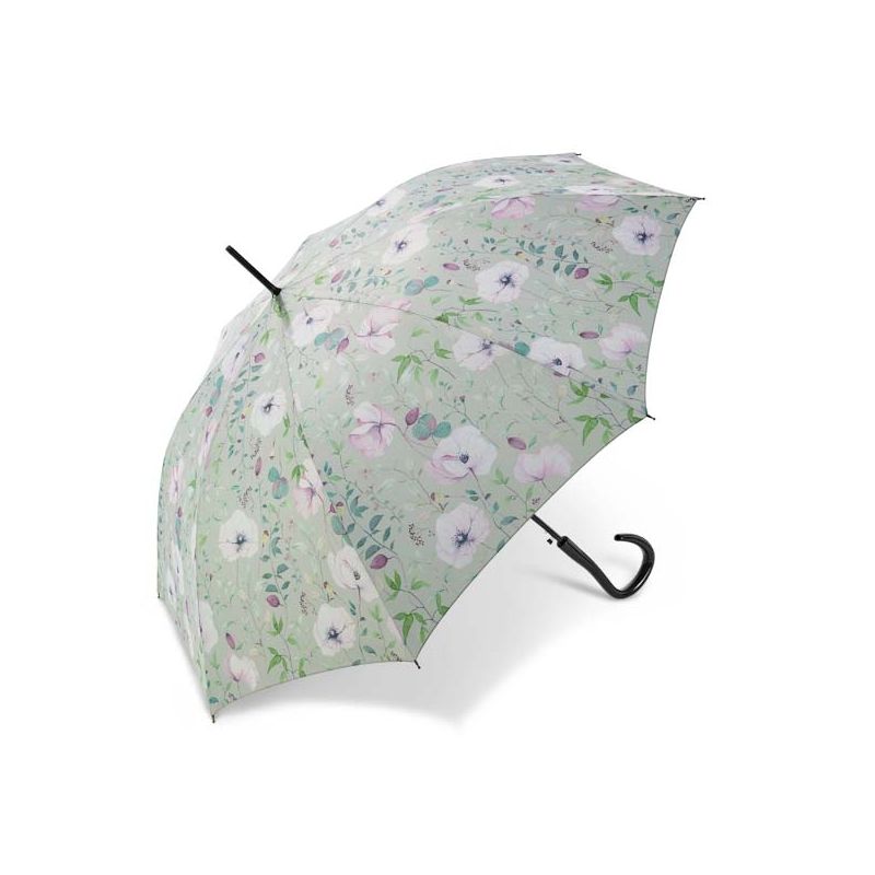 Parapluie Pierre Cardin vert sauge floral