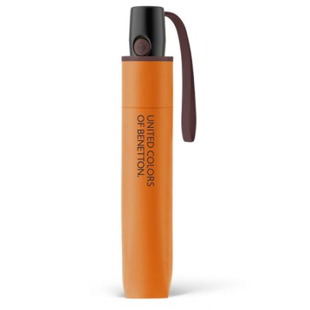 Parapluie automatique pliant orange citrouilleBenetton