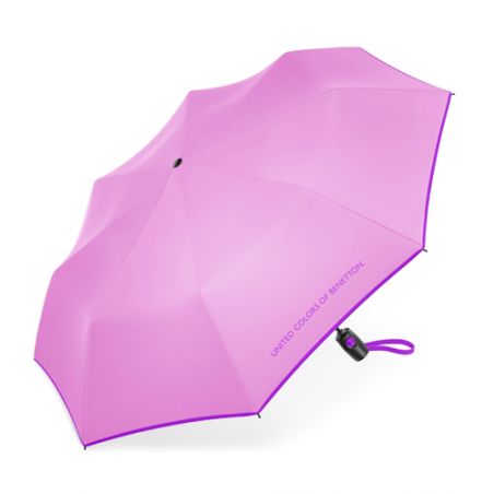 Parapluie pliant roseBenetton