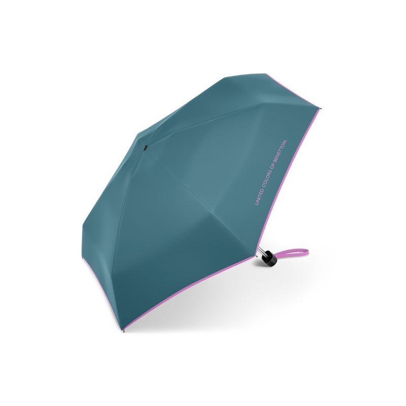 Mini parapluie pliant Benetton vert foncé