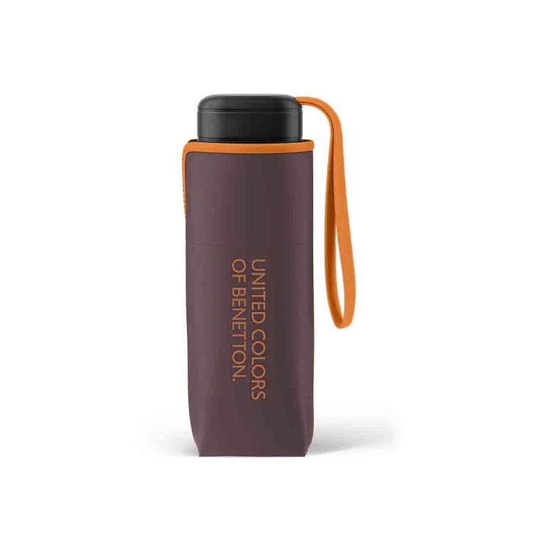 Petit parapluie ultra léger marron chocolat
