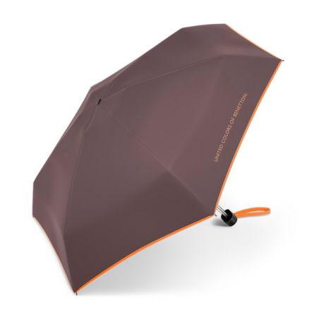 Petit parapluie ultra léger marron chocolat