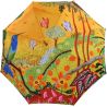 Parapluie de luxe canne tropical orange