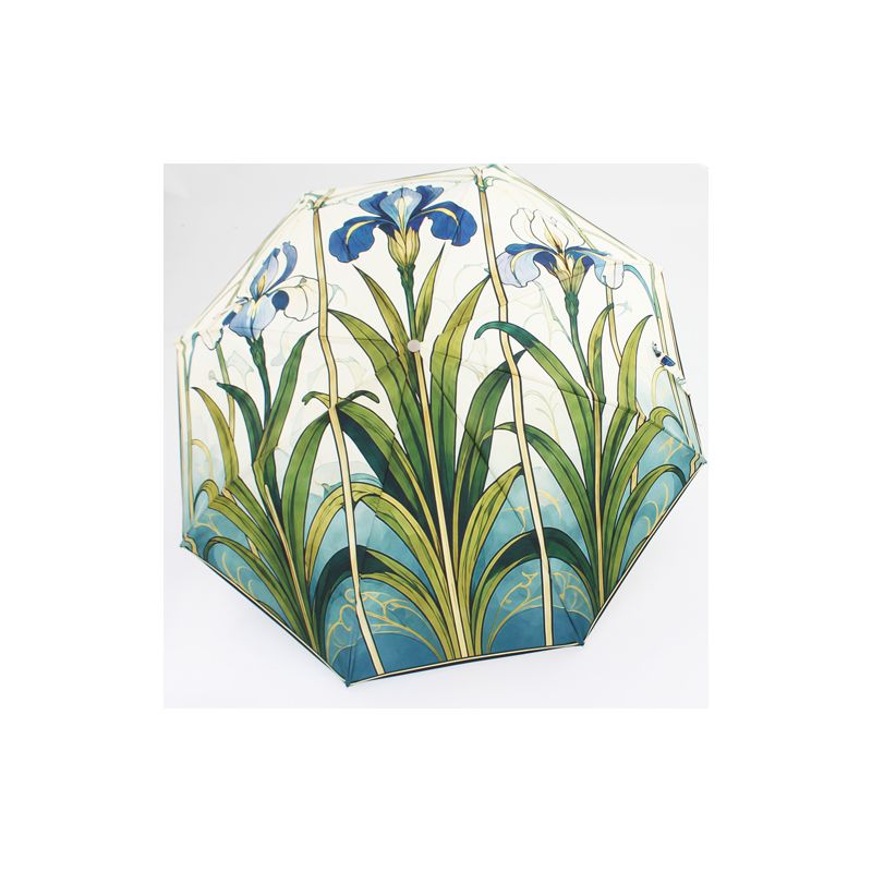 Parapluie pliable haut de gamme automatique motif art déco.