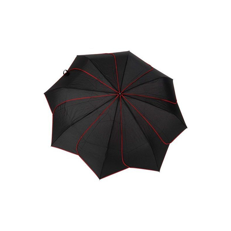Parapluie pliable noir Pierre Cardin Sunflowers en forme de fleurs