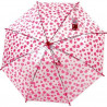 Parapluie enfant transparent avec des coeurs