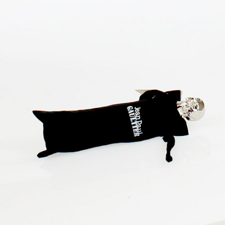 Parapluie noir "tête de mort" Jean Paul Gaultier