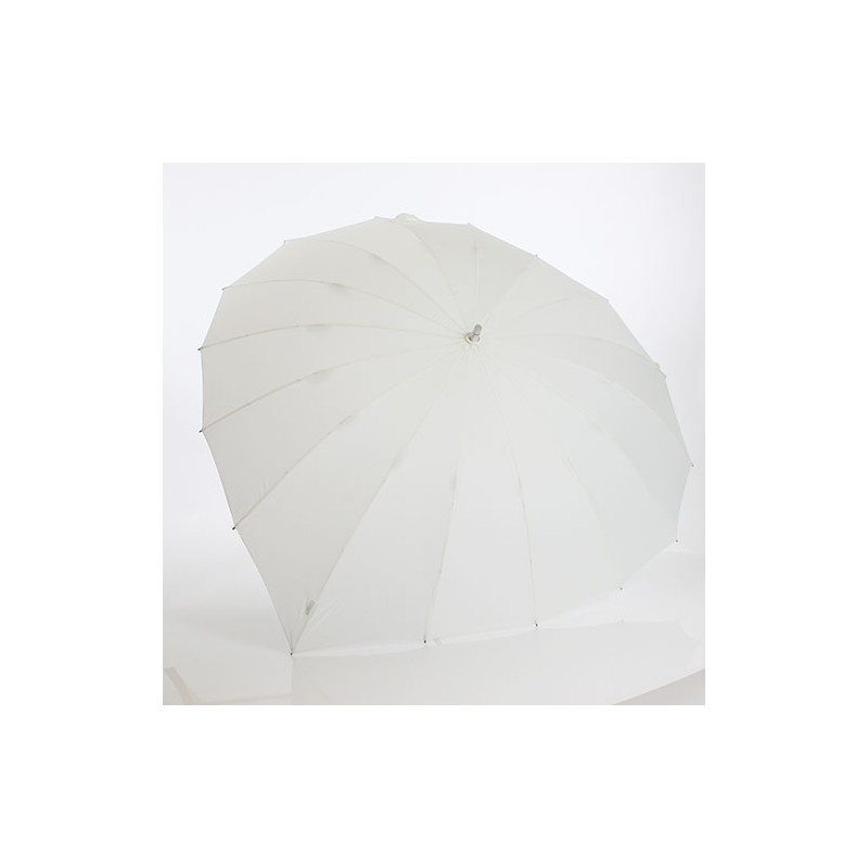 Parapluie forme de cœur blanc