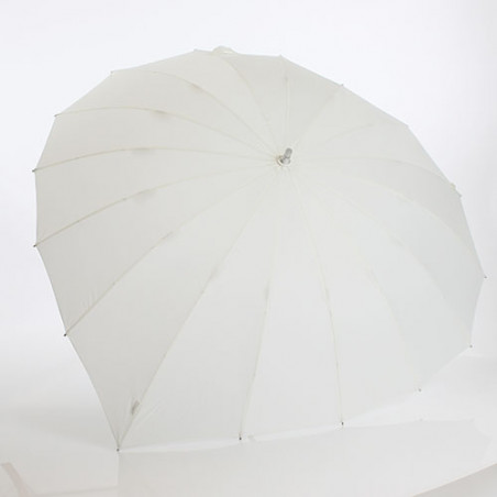 Parapluie forme de cœur blanc