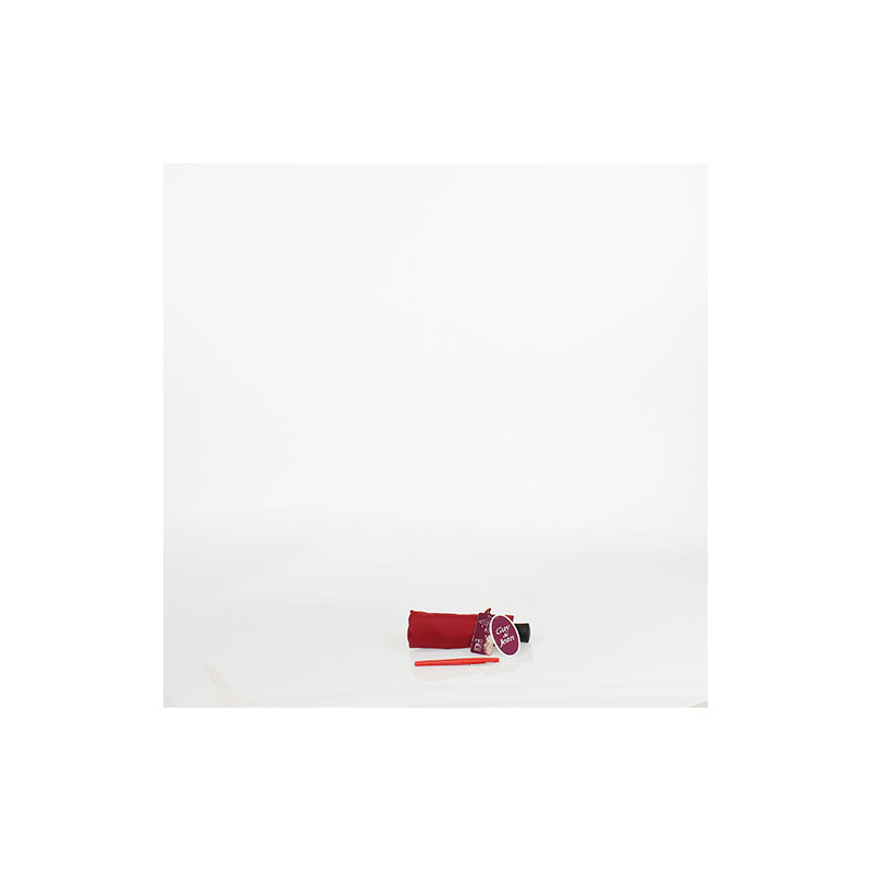Mini parapluie à ouverture et fermeture automatique rouge
