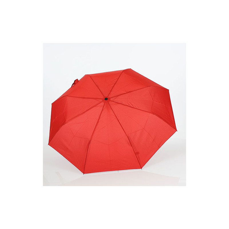 Parapluie pliant automatique 8 baleines rouge