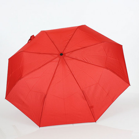 Parapluie pliant automatique 8 baleines rouge