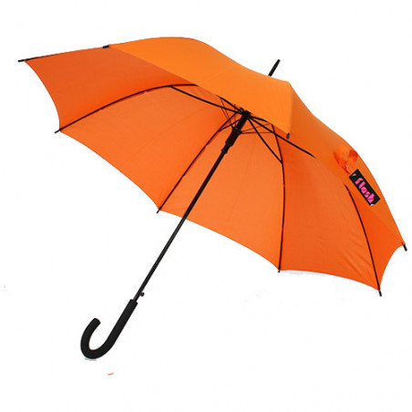 Parapluie droit orange petit prix