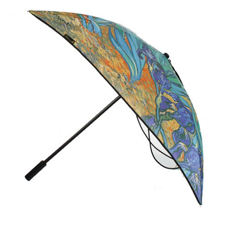 Parapluie carré les Iris de van Gogh