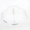 Parapluie transparent Merde... il pleut !