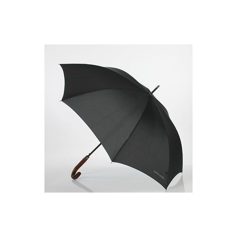 Grand parapluie noir 8  baleines Pierre Cardin