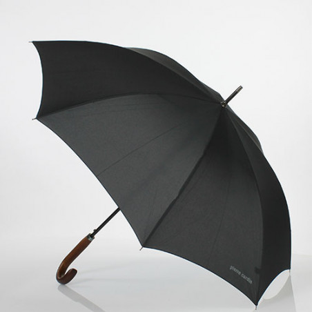 Grand parapluie noir 8  baleines Pierre Cardin