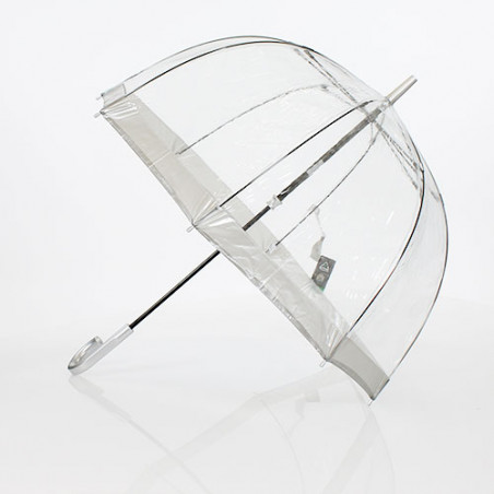 Parapluie transparent argent Fulton