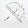 Parapluie transparent argent Fulton