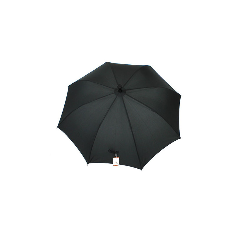 Parapluie noir canne réglable en hauteur