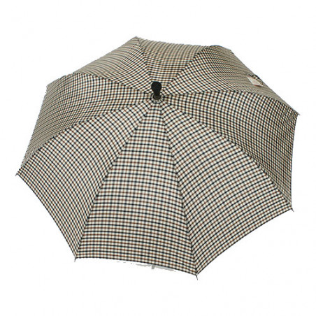 Parapluie canne motif vichy réglable