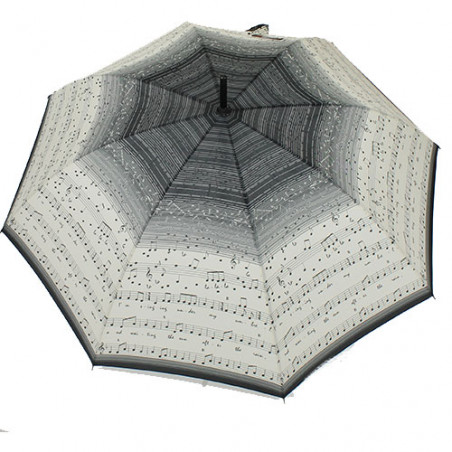Parapluie noir et blanc partition de musique