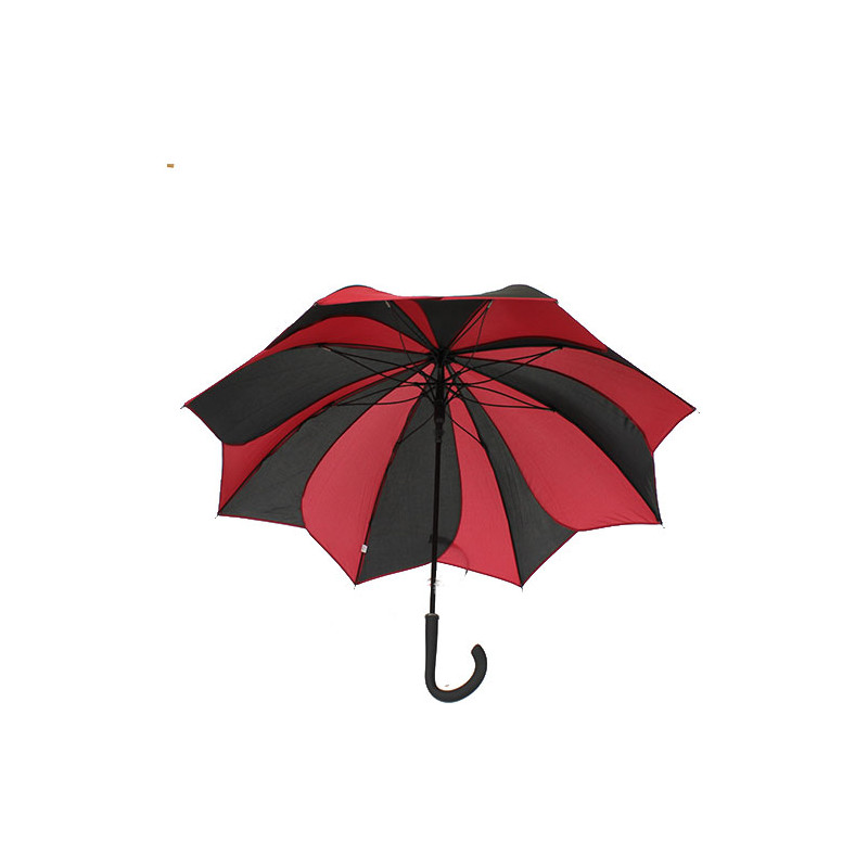 Parapluie original Pierre Cardin Sunflowers  rouge et noir