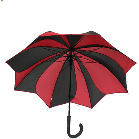 Parapluie original Pierre Cardin Sunflowers  rouge et noir