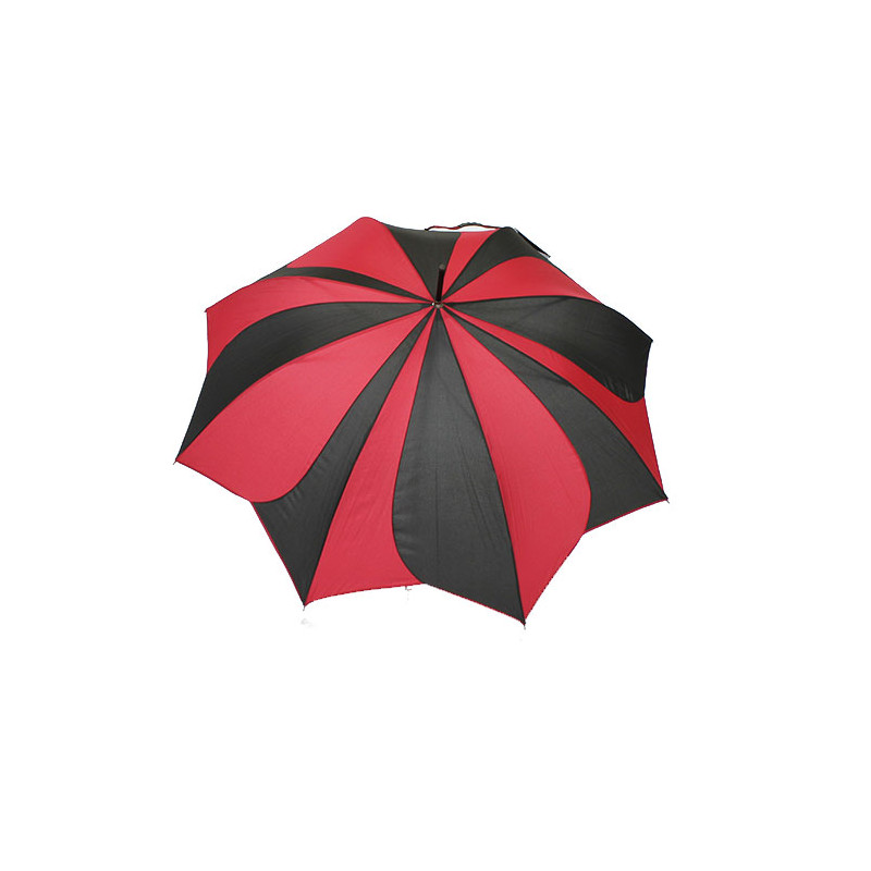 Parapluie original Pierre Cardin Sunflowers  rouge et noir