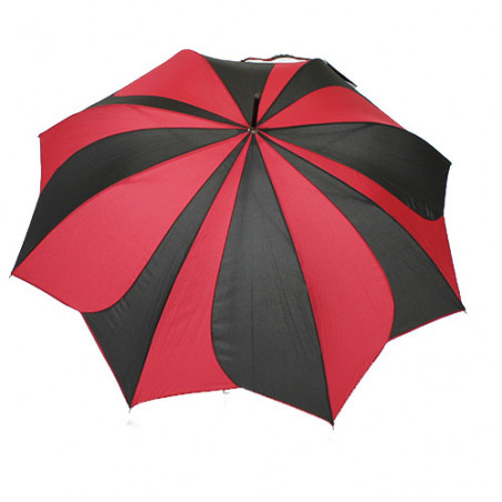 Parapluie original Pierre Cardin Sunflowers  rouge et noir