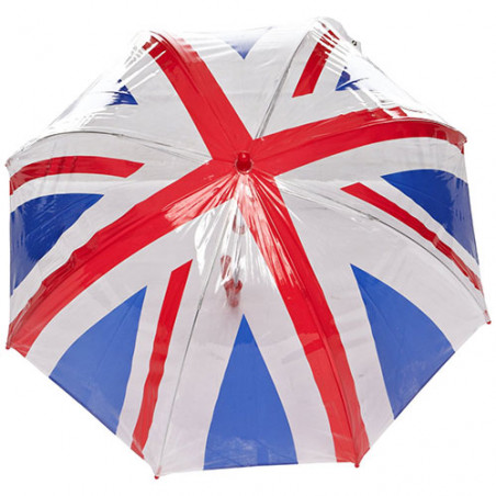 Parapluie enfant transparent Union Jack fulton