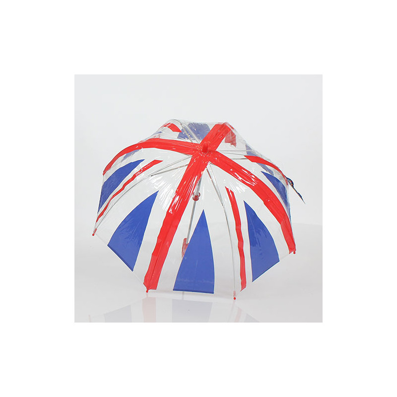 Parapluie enfant transparent Union Jack fulton