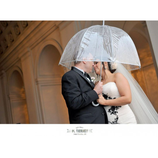 Cepewa Parapluie Cloche Transparent Automatique Diamètre 84cm - Ouverture Rapide
