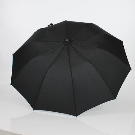 Parapluie pliant noir fabriqué en France