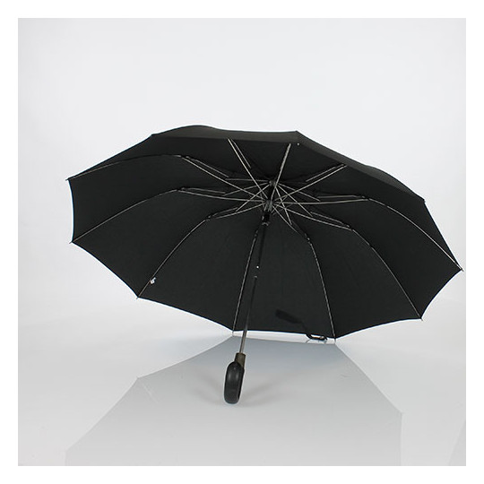 Parapluie Automatique Classique à Poignée Bois Véritable, Motif Plaid Rouge/vert, 46 Pouces - Ouverture Auto